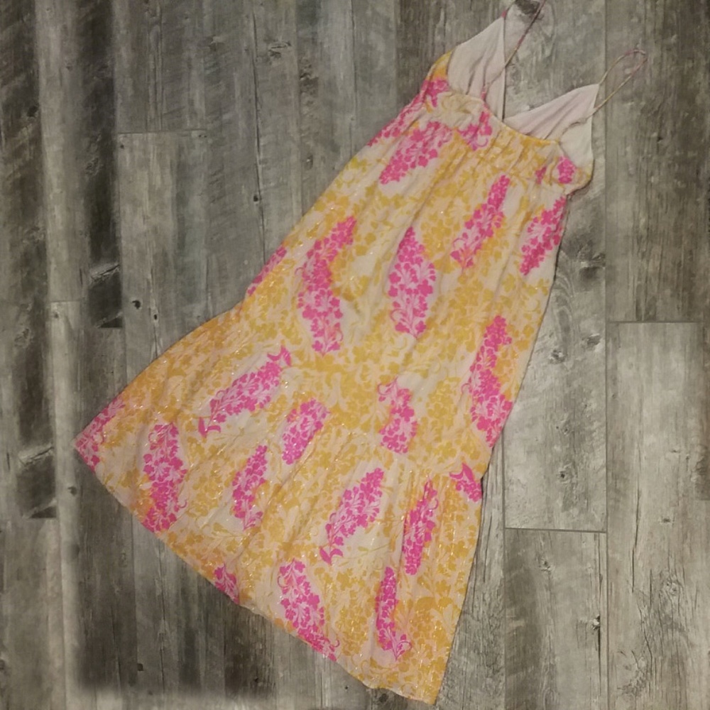 Vibrant floral maxi dress